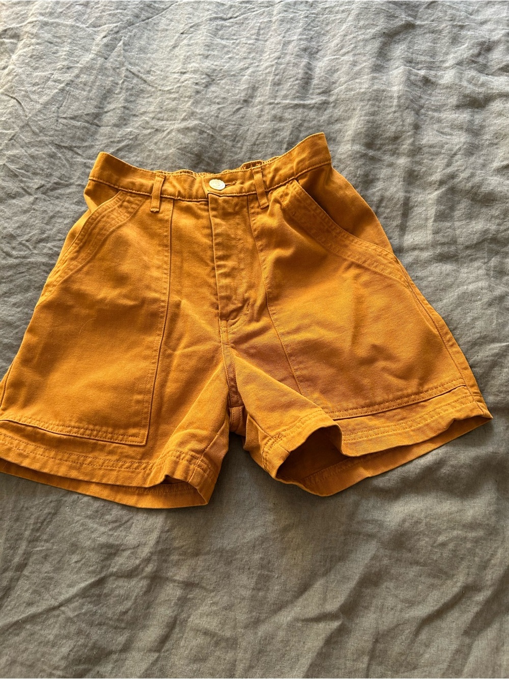 Big Bud Press Work Shorts in Mustard